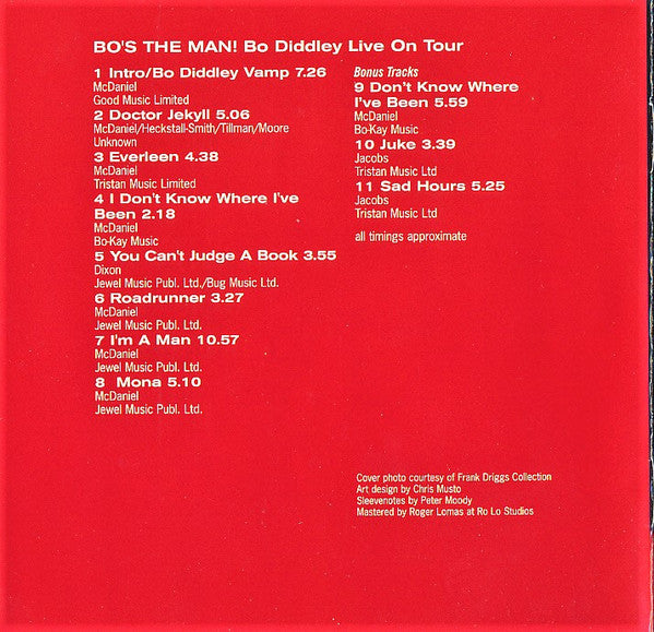 Bo's The Man! Bo Diddley Live On Tour