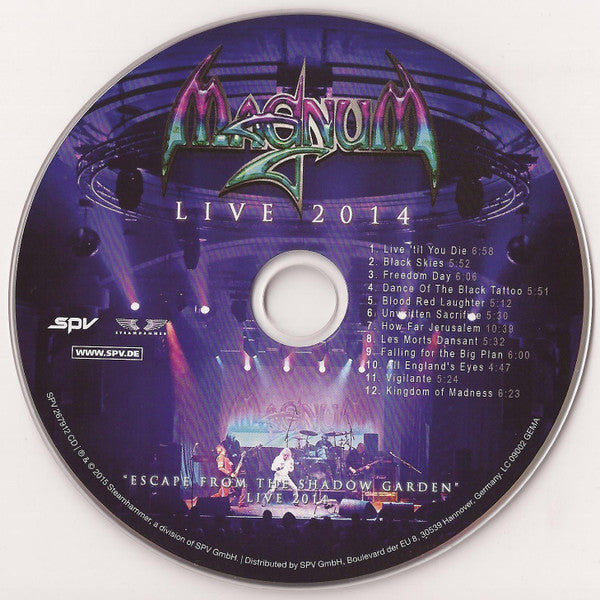 Escape From The Shadow Garden - Live 2014