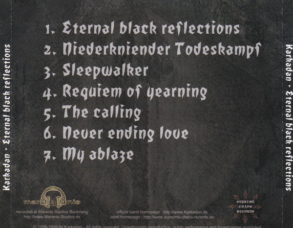 Eternal Black Reflections