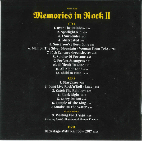 Memories In Rock II