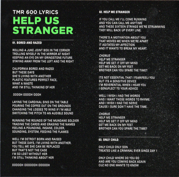 Help Us Stranger