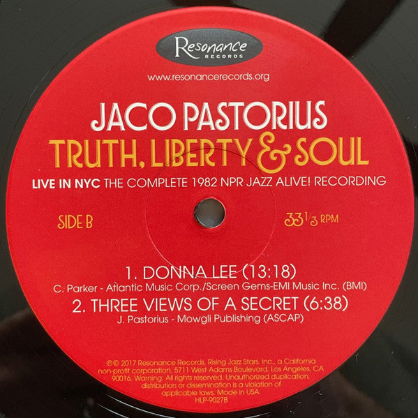 Truth, Liberty & Soul - Live In NYC The Complete 1982 NPR Jazz Alive! Recordings