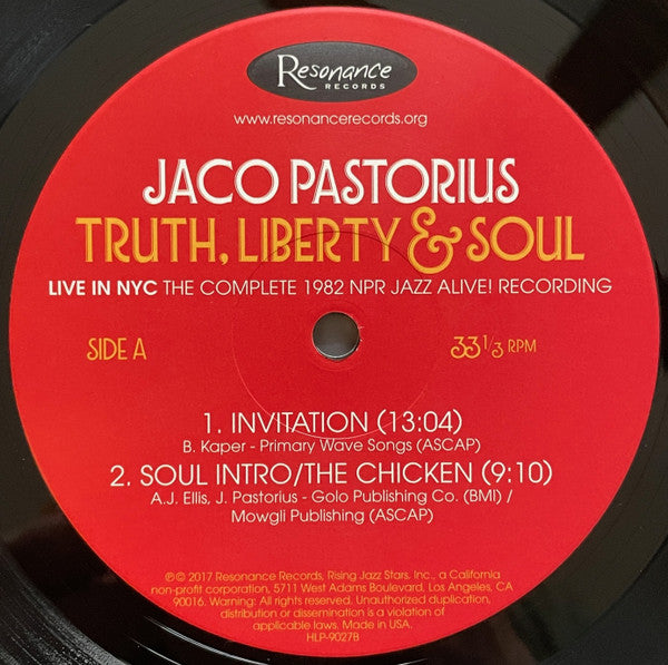 Truth, Liberty & Soul - Live In NYC The Complete 1982 NPR Jazz Alive! Recordings