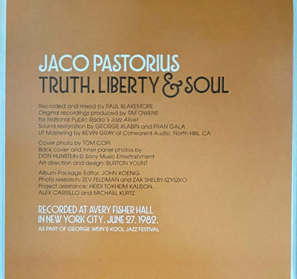 Truth, Liberty & Soul - Live In NYC The Complete 1982 NPR Jazz Alive! Recordings