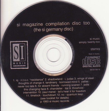 SI Magazine Compilation Disc Too (The SI Germany Disc)