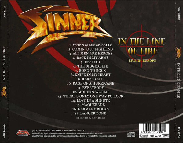 In The Line Of Fire - Live In Europe