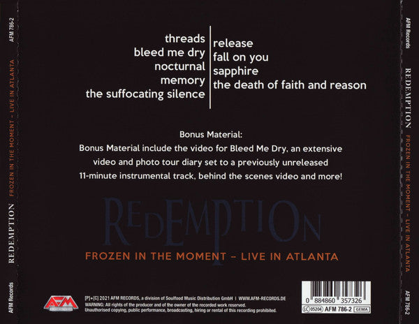 Frozen In The Moment - Live In Atlanta