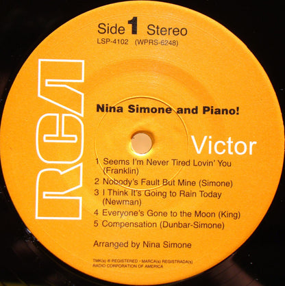 Nina Simone And Piano !