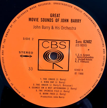 The Great Movie Sounds Of John Barry