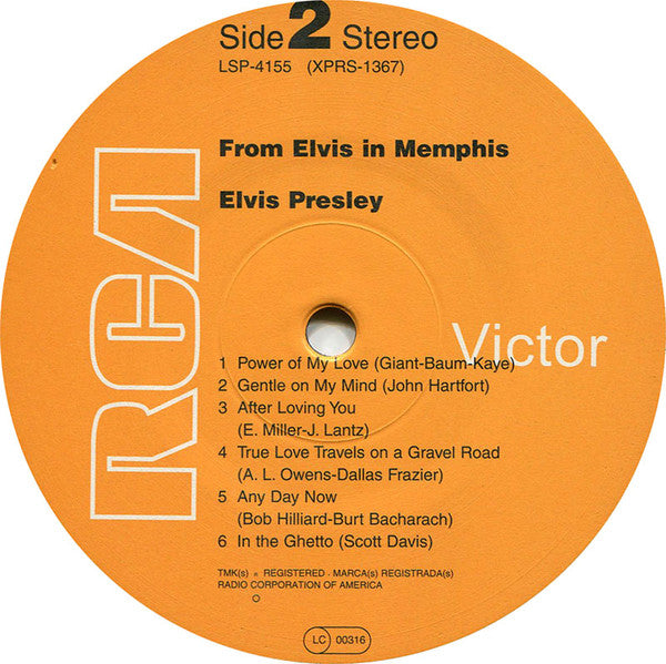 From Elvis In Memphis