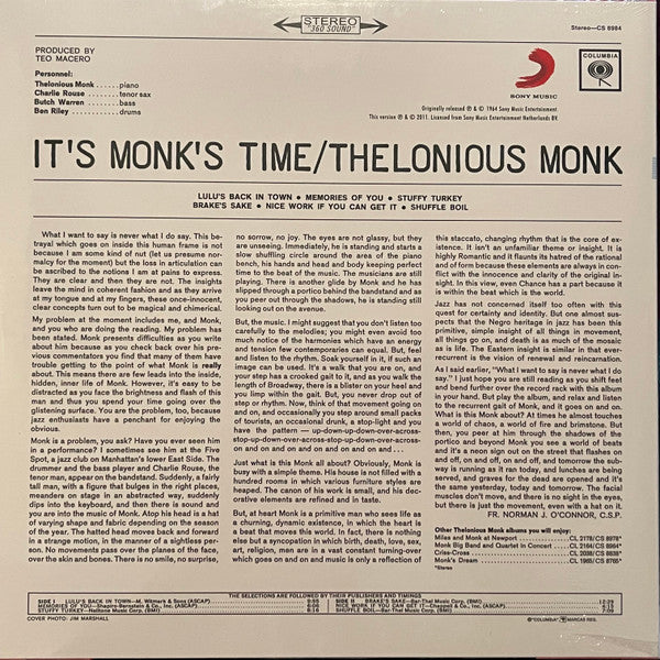 It's Monk's Time