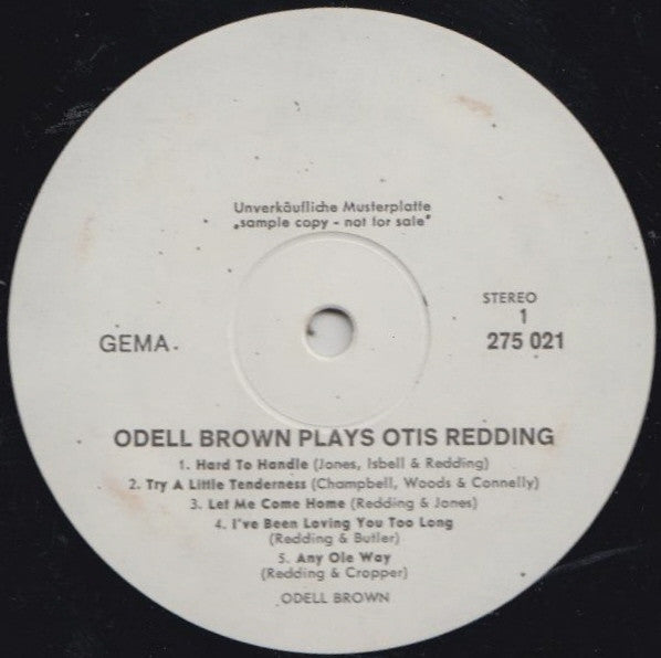 Odell Brown Plays Otis Redding