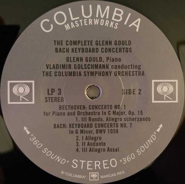 The Complete Glenn Gould Bach Keyboard Concertos Nos. 1-5 & 7 /  Beethoven Concerto No. 1