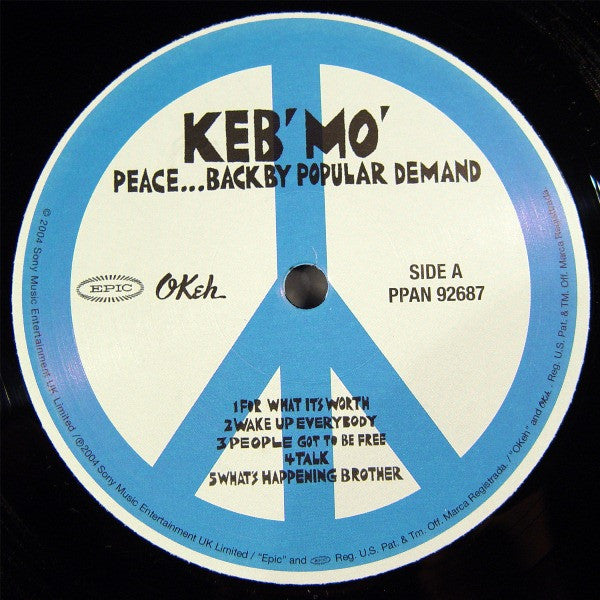 Peace...Back By Popular Demand