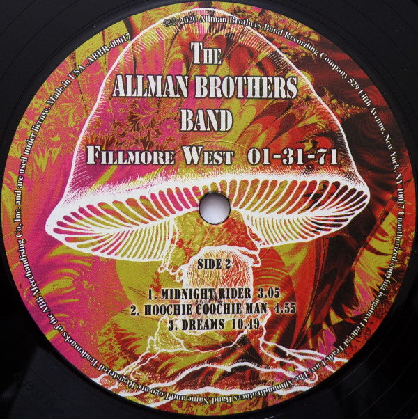 Fillmore West 1-31-71