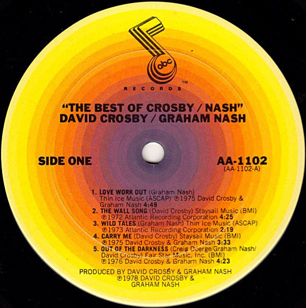 The Best Of David Crosby And Graham Nash